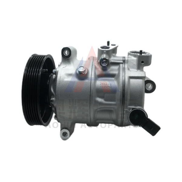 Audi Car Air Conditioning Compressor Assembly 12V 6PK 130mm