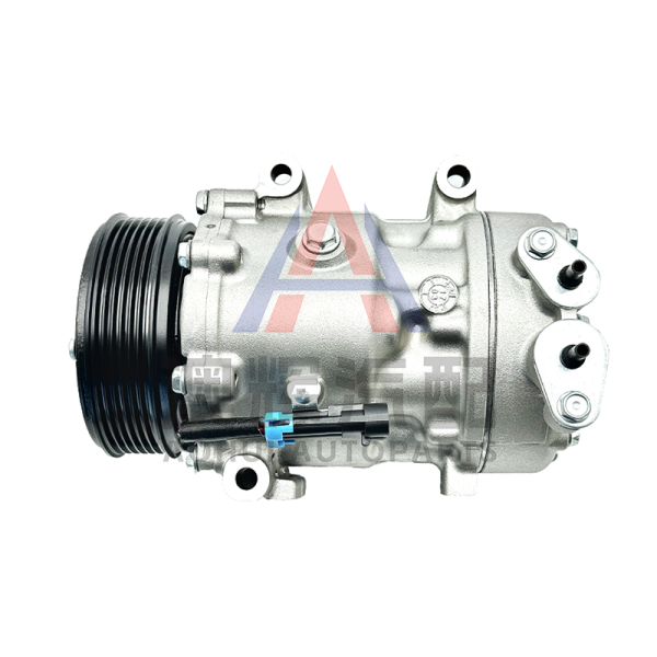 TRUMPCHI Car Air Conditioning Compressor Assembly 12V 6PK 110mm R134a
